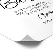 Poster Bar Mimosa Acclamations Écriture Manuscrite Modern (Coin)