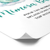 Poster Bar Mimosa au bébé dragon mignon (Coin)