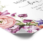 Poster Bar Mimosa coloré (Coin)