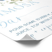 Poster Bar Mimosa Fleur Bleu de Hargrove (Coin)