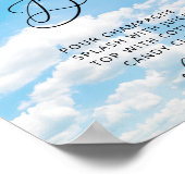 Poster Bar Mimosa Sur Cloud Neuf 9 Fêtes des mariées (Coin)