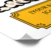 Poster Bar & Restaurant Custom Happy Hour (Coin)