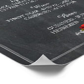 Poster Bar Rustique Crâne Halloween Signal Mariage Récept (Coin)