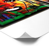 POSTER BARACK MICHELLE OBAMA PRÉSIDENT NOIR PREMIÈRE DAME (Coin)