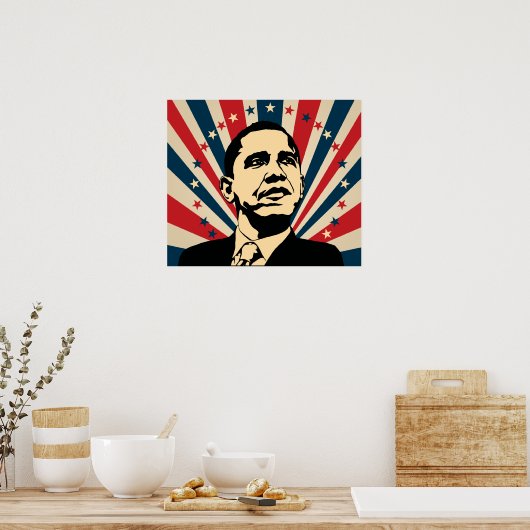 Poster Barack Obama (Cuisine)