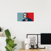 Poster barack obama (Bureau à domicile)