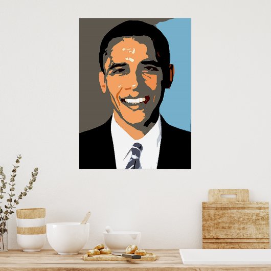 Poster Barack Obama (Cuisine)