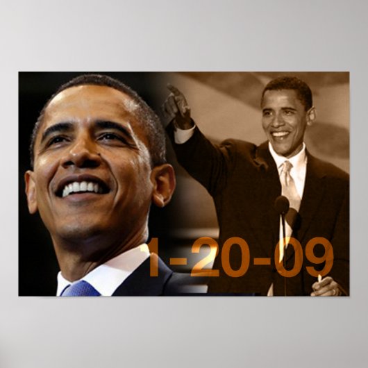 Poster Barack Obama 1-20-09 (Devant)