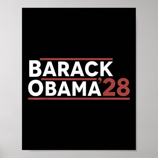 Poster Barack Obama 2028 (Devant)