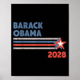 Poster Barack Obama 2028 Pour Président Campagne Patrioti