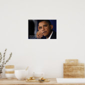 Poster Barack Obama Cite Collectivement La Sagesse Du "Ch (Cuisine)