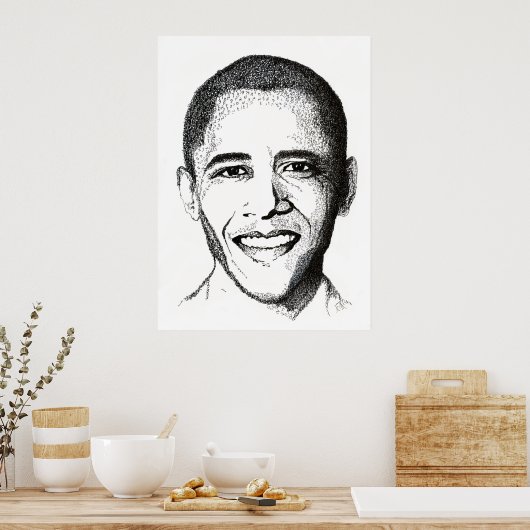 Poster Barack Obama - Dix commandements (Cuisine)