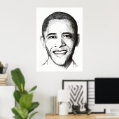 Poster Barack Obama - Dix commandements (Bureau à domicile)