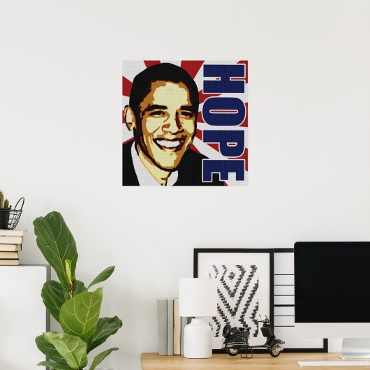 Poster Barack Obama Hope (Bureau à domicile)