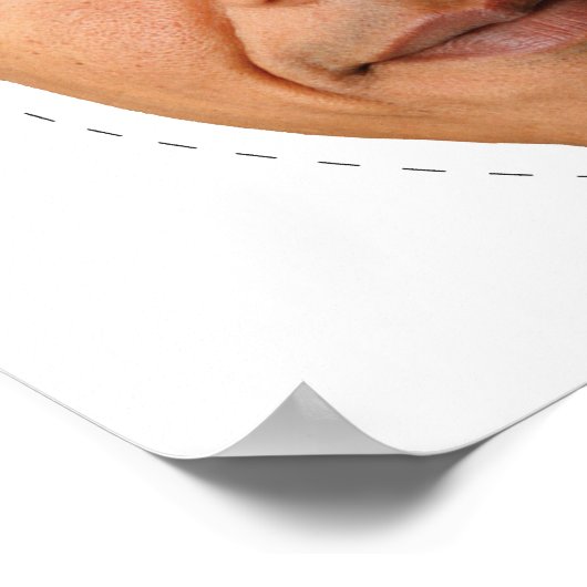 Poster Barack Obama Masque (Coin)