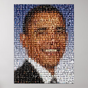 Poster BARACK OBAMA montage
