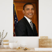 Poster Barack Obama Official Portrait (Cuisine)