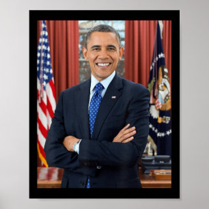 Poster Barack Obama Photo 44ème Président Potus Patriotic
