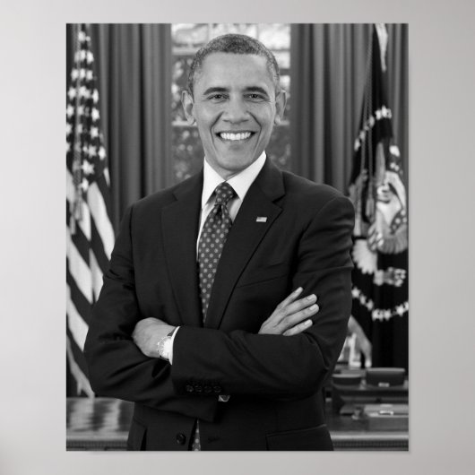 Poster Barack Obama Portrait - 2012 (Devant)