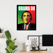 Poster Barack Obama pour le président (Bureau à domicile)