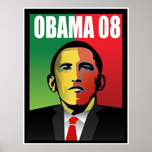 Poster Barack Obama pour le président (Devant)