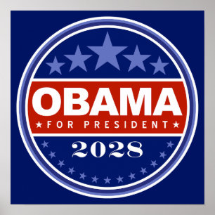 Poster Barack Obama Président 2028