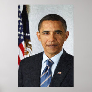 Poster Barack Obama Presidential Portrait