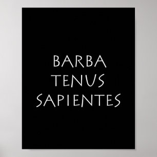 Poster Barba sapientes
