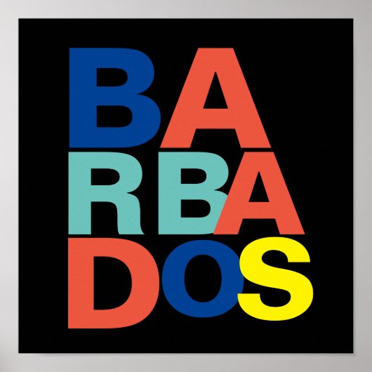 Poster Barbade (Devant)