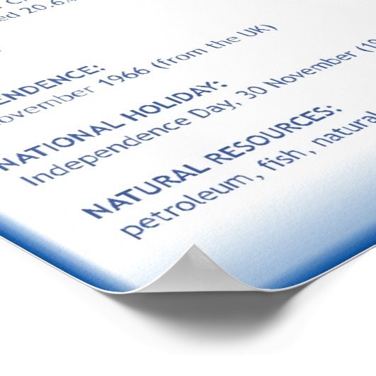 Poster Barbade (Coin)