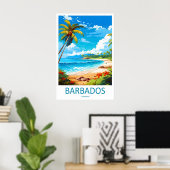 Poster Barbade 5 (Bureau à domicile)
