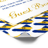 Poster BARBADOS S'il vous plaît signer notre livre d'invi (Coin)