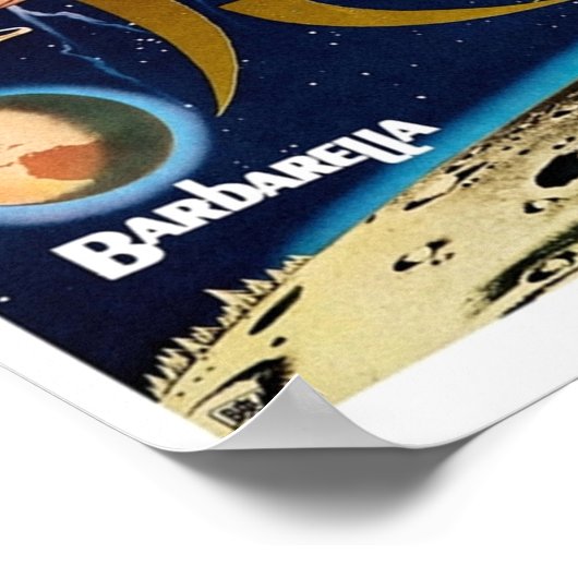 Poster Barbarella 1968 Japonais (Coin)