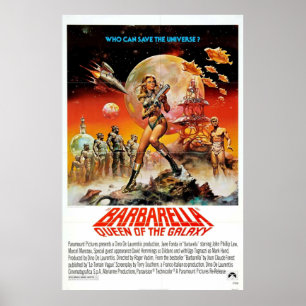 Poster Barbarella Reine De La Galaxie 1968 Qui Peut
