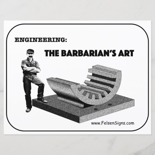Poster - Barbarijse kunst (Voorkant)