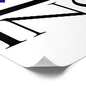 Poster Barbariquement incliné (Coin)