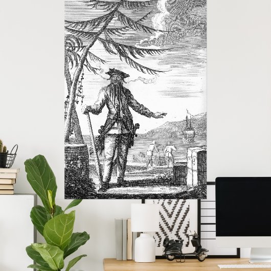 Poster Barbe noire (Bureau à domicile)