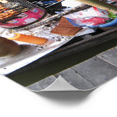 Poster Barbecue de viande de crocodile ... Thaïlande Stre (Coin)