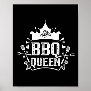 Poster Barbecue Queen Grill Meat Byrbecue Grill Bbq