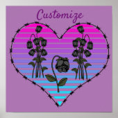 Poster Barbed Wire Heart (Devant)