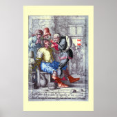 POSTER "BARBER CHIRON~MÉDIÉVAL~ DENTISTE" (Devant)
