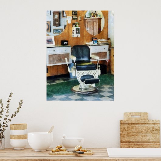 Poster Barber Shop One Chaise (Cuisine)