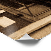 Poster Barber Shop Vintage Retro Americana (Coin)