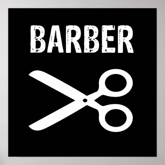 Poster Barbier, barbier (Devant)
