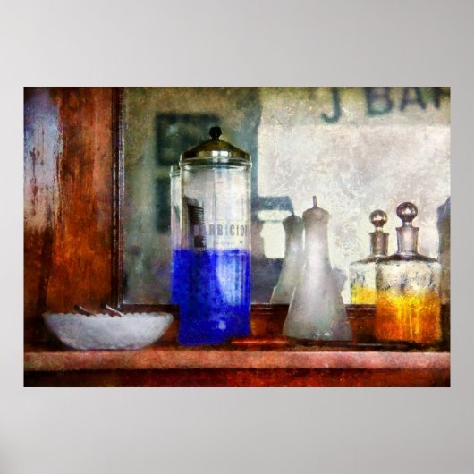 Poster Barbier - Blueberry aromatisé, merci de demander (Devant)