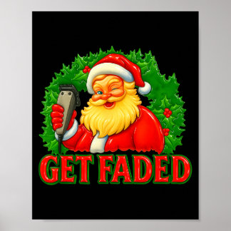 Poster Barbier de Noël se faire estomper