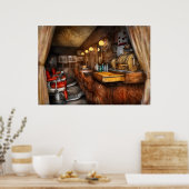 Poster Barbier - Fermé le dimanche (Cuisine)