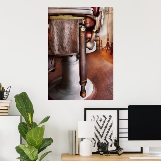 Poster Barbier - La boucle (Bureau à domicile)