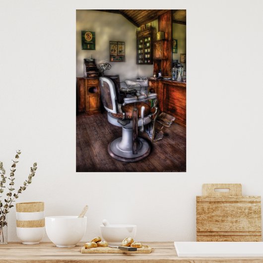 Poster Barbier - Le Barbier (Cuisine)