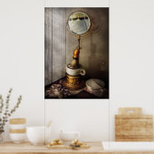 Poster Barbier - Le rasage du matin (Cuisine)